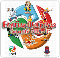 Cartel de las Escuelas Deportivas municipales