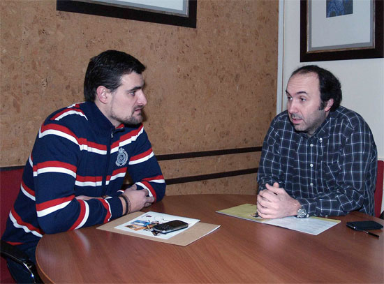 El nuevo concejal de Cultura, Santiago Amores, se está reuniendo con las asociaciones y colectivos culturales