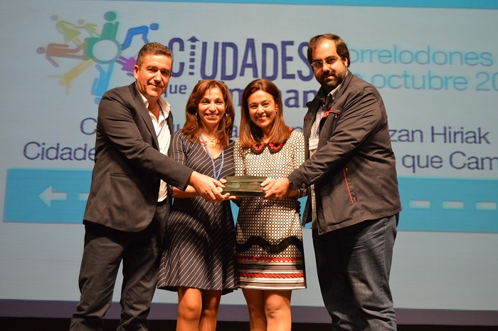 Ciudad Real recibe en Torrelodones  el Premio “Ciudad que Camina 2.016”