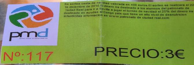 ADVERTENCIA DESDE EL PATRONATO MUNICIPAL DE DEPORTES POR POSIBLE VENTA FRAUDULENTA DE PAPELETAS