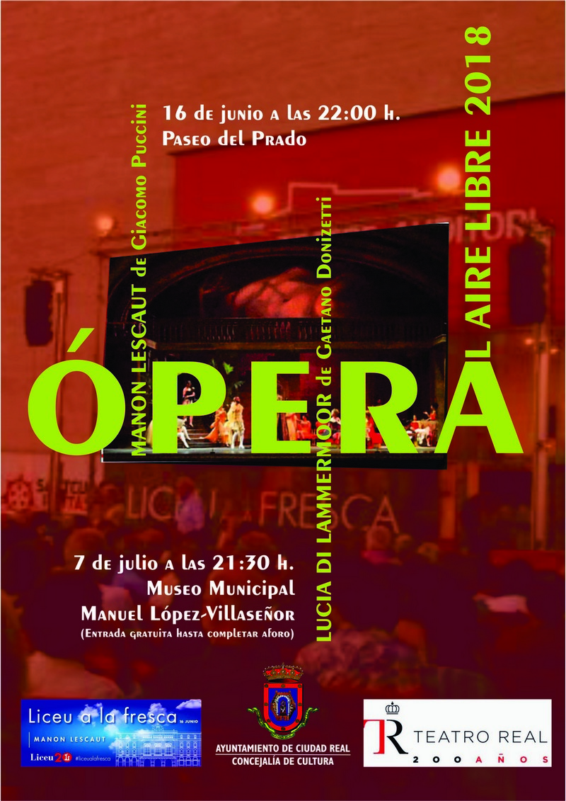 Ópera al aire libre 2018