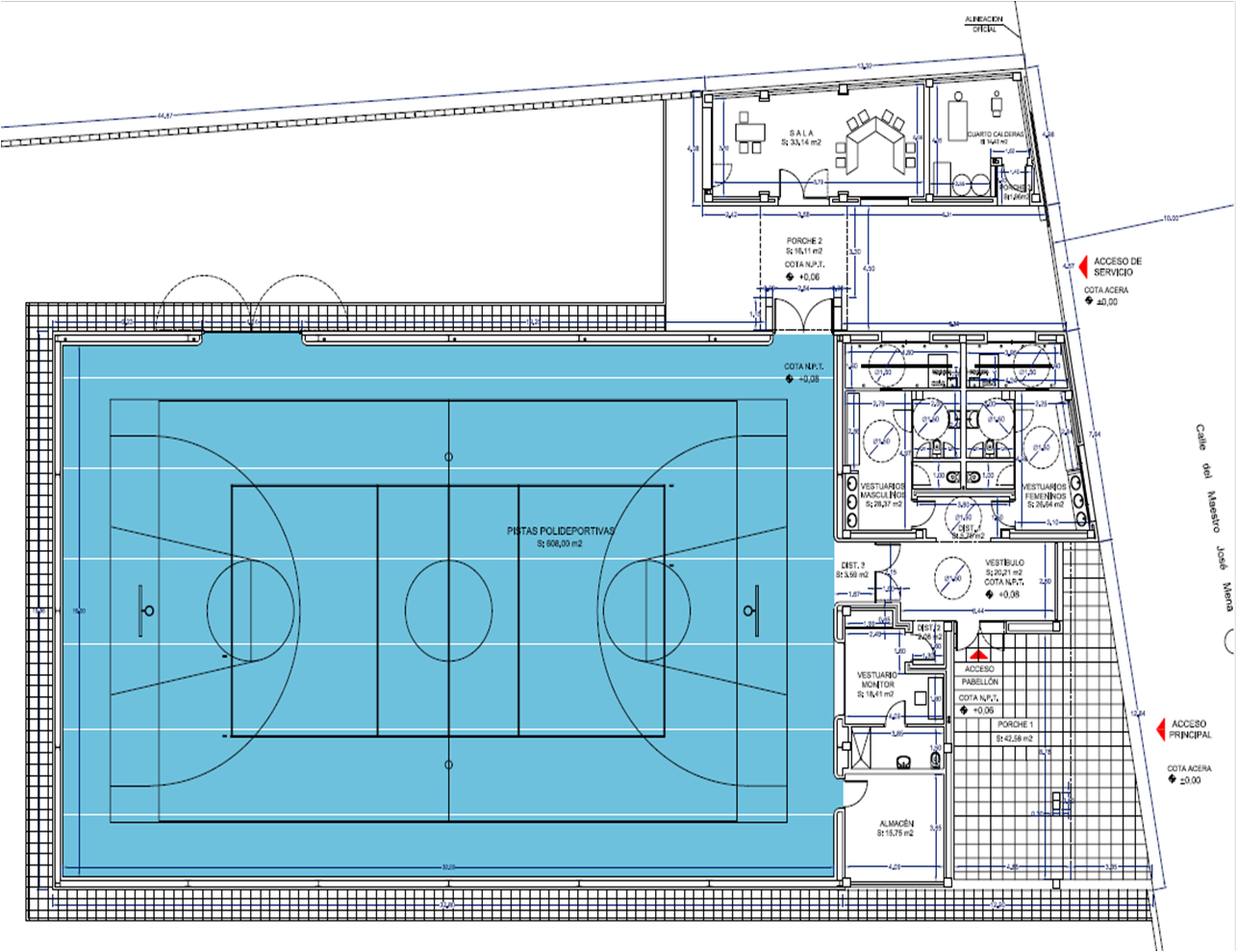 Pabellón Polideportivo para Las Casas 