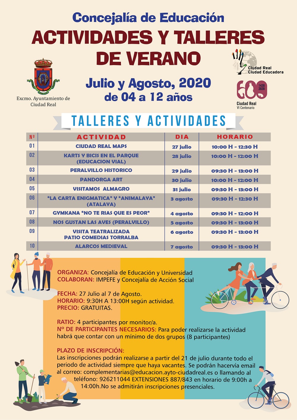 Talleres de verano