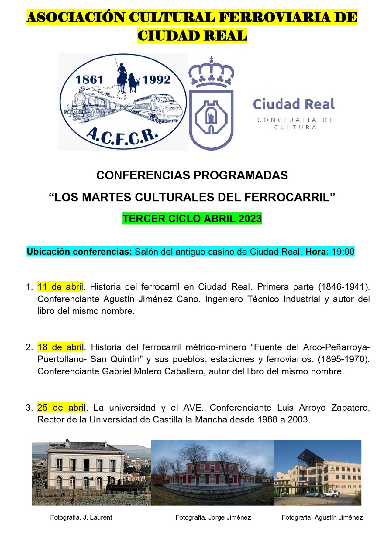 III Ciclo de Conferencias Ferroviarias