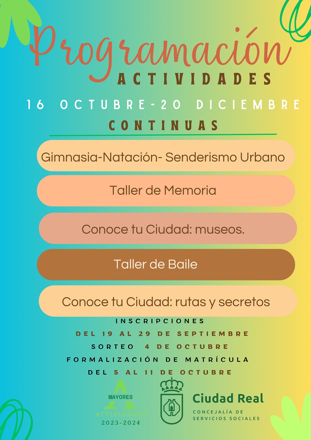 Actividades de Mayores