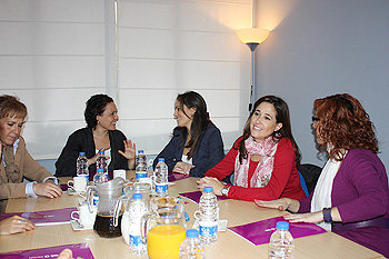 Rosa Romero en el desayuno en la consultora G+ Talento