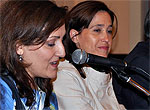 La alcaldesa durante el congreso
