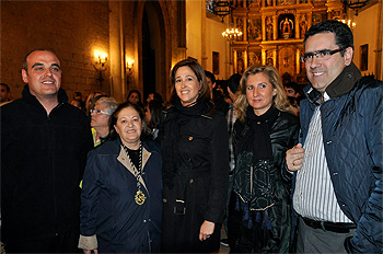 Rosa Romero durante el Viernes Santo