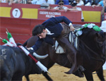 La alcaldesa de Ciudad Real en la corrida de rejones