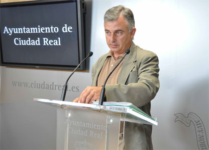 El concejal de Sostenibilidad, Juan Caballero