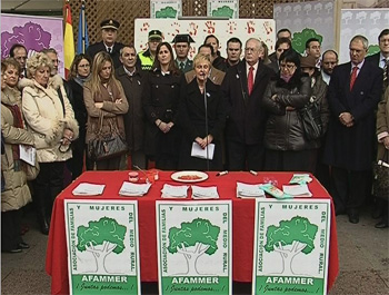 Rosa Romero en el acto de Afammer 