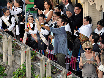 Inauguración de las Damas y Dulcineas 2012