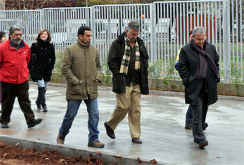 Visita a las nuevas instalaciones del Servicio Municipal  de Parques y Jardines 