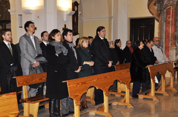 La Corporación Municipal renueva el voto de la ciudad con María Inmaculada con la asistencia a la tradicional Misa del Voto y la inauguración de la reposición del cuadro de la Inmaculada en los bajos del antiguo ayuntamiento