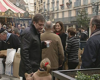 Migas en la Plaza Mayor