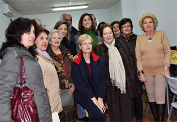 La alcaldesa en la entrega de diplomas