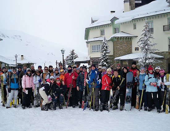 Jóvenes de Ciudad Real en Sierre Nevada