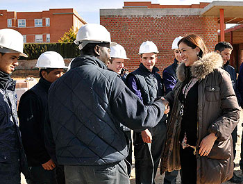 Visita a las obras del Centro Cívico