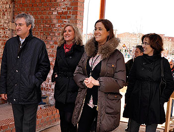 Visita a las obras del Centro Cívico