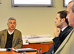 El concejal de Sostenibilidad durante la reunión