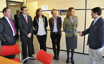 Inauguracion del edificio para el fomento de la actividad empresarial