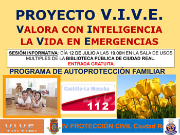 Protección Civil pone en marcha el programa V.I.V.E. 