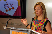 Lola Merino en la presentación de la campaña