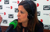 Rosa Romero durante la entrevista
