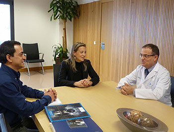 Reunión de Lola Merino con el gerente del Hospital de Ciudad Real