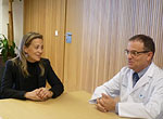 Reunión de Lola Merino con el gerente del Hospital de Ciudad Real