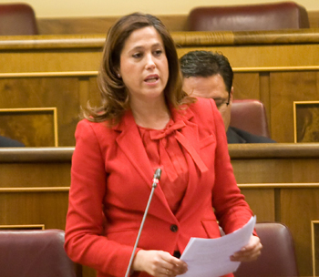 Rosa Romero en su intervención en el Congreso