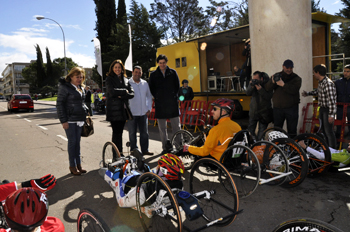 La Alcaldesa asiste al Primer Gran Premio de Handbike de Ciudad Real