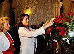 Rosa Romero en la celebración de San Isidro