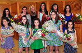 Dulcinea infantil y juvenil 2014 con sus damas