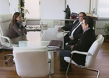 Reunión de la alcaldesa con la Hermandad de Pandorgos