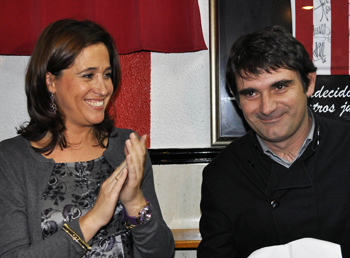 La Alcaldesa de Ciudad Real inaugura la sede de la Peña del Athletic de Bilbao en la capital