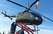 Reparado el helicóptero de la Rotonda de la Carretera de Fuensanta