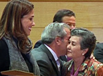 Rosa Romero en el encuentro con voluntarios