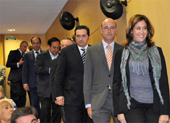 Rosa Romero en la toma de posesión del nuevo presidente de CEOE-CEPYME