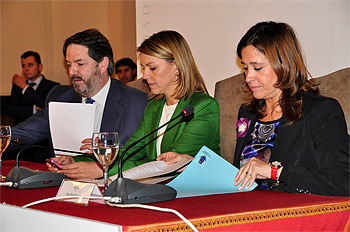 Rosa Romero en la presentación de ABC Ciudad Real