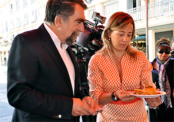 Lola Merino en la presentación de Tapearte 2011