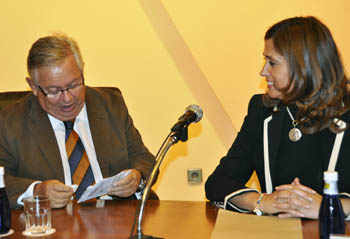 La Alcaldesa de Ciudad Real asiste a la presentación de la iniciativa ´Emprendedores 20.20´