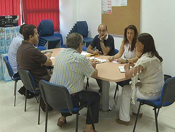 Reunión con la concejal de Educacion