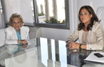 La alcaldesa se ha reunido con la presidenta de la Asociación de Amas de Casa, Consumidores y Usuarios de Ciudad Real