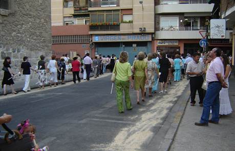 Limpieza cera procesiones