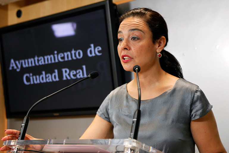 La alcaldesa de Ciudad Real