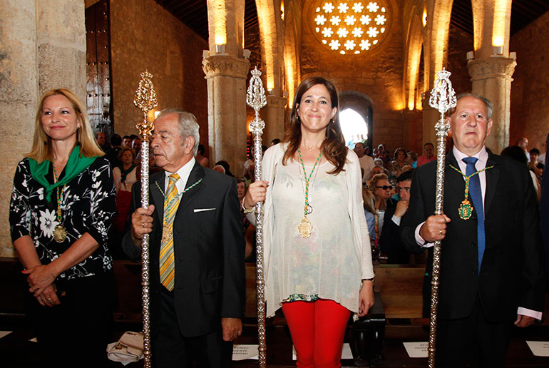 La alcaldesa en funciones asiste a la Solemne Función Religiosa de la Virgen de Alarcos